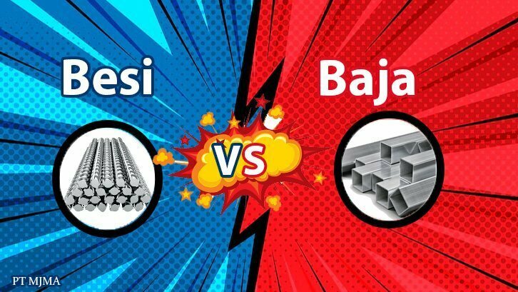 perbedaan besi dan baja