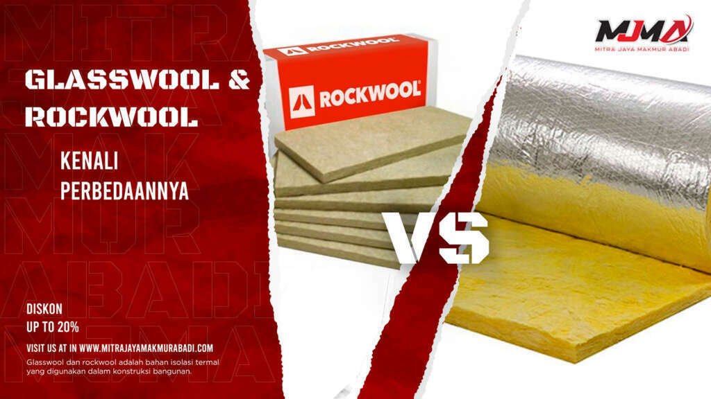 perbedaan glasswool dan rockwool